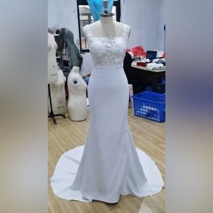 Wedding dress, white gown